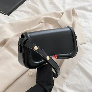 Women Leather Shoulder Hobo Bag Ladies Casual Armpit Bag Tote Handbag Trendy Crossbody Underarm Bag Flap Girl Satchel Purse Bags